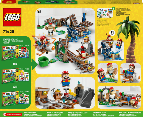 LEGO® Super Mario™ Diddy Kong'un Maden Arabası Ek Macera Seti 71425 (1157 Parça)