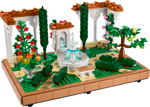 LEGO® Icons Fıskiyeli Bahçe Yetişkinler için Ev ve Ofis Dekoru Yapım Seti 10359