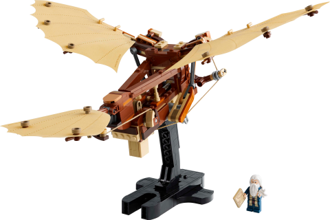 LEGO® Icons Leonardo da Vinci’nin Uçan Makinesi Yetişkinler için Masa Süsü Seti 10363