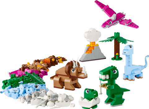 LEGO® Classic Yaratıcı Dinozorlar Hayal Gücünü Geliştiren Modeller 11041