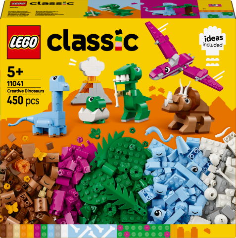 LEGO® Classic Yaratıcı Dinozorlar Hayal Gücünü Geliştiren Modeller 11041