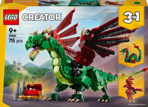 LEGO® Creator 3'ü 1 Arada Orta Çağ Ejderhası Oyun Seti 31161