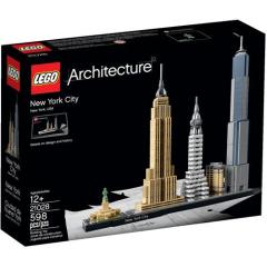 LEGO® Architecture New York City 21028 Yetişkin için Hobi Hediye Oyuncak Yapım Seti