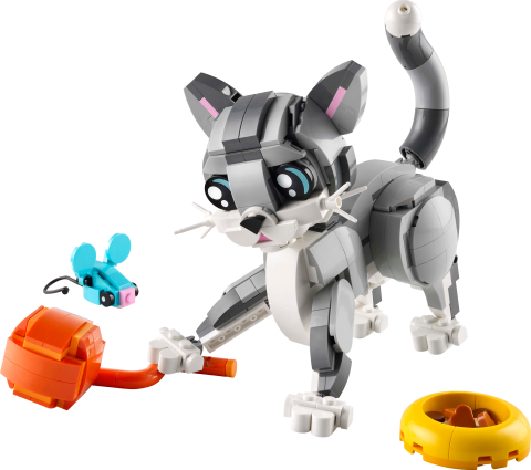 LEGO® Creator 3’ü 1 Arada Oyunbaz Kedi Hayvanlı Oyun Seti 31163