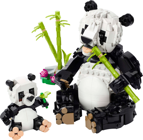 LEGO® Creator 3'ü 1 Arada Vahşi Hayvanlar: Panda Ailesi Oyun Seti 31165