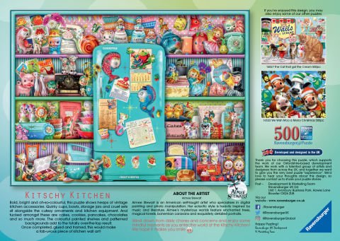500 Parça Puzzle Renkli Mutfak