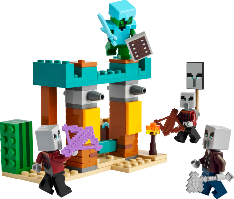LEGO® Minecraft® Serseri Köylü Çöl Devriyesi Çocuklar için Oyun Seti 21267