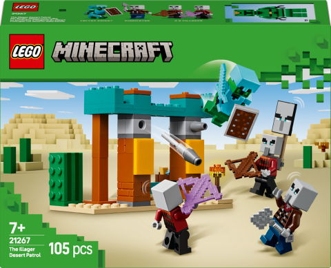 LEGO® Minecraft® Serseri Köylü Çöl Devriyesi Çocuklar için Oyun Seti 21267