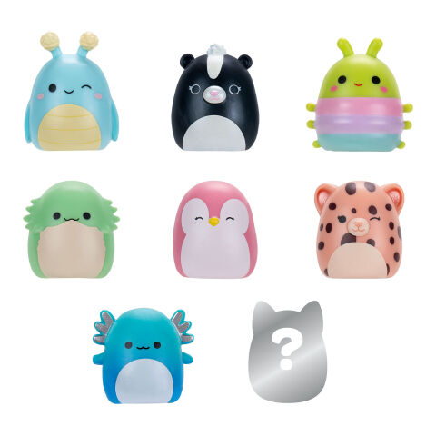Squish-a-longs 8 Figür + Yüzük Set Seri 3