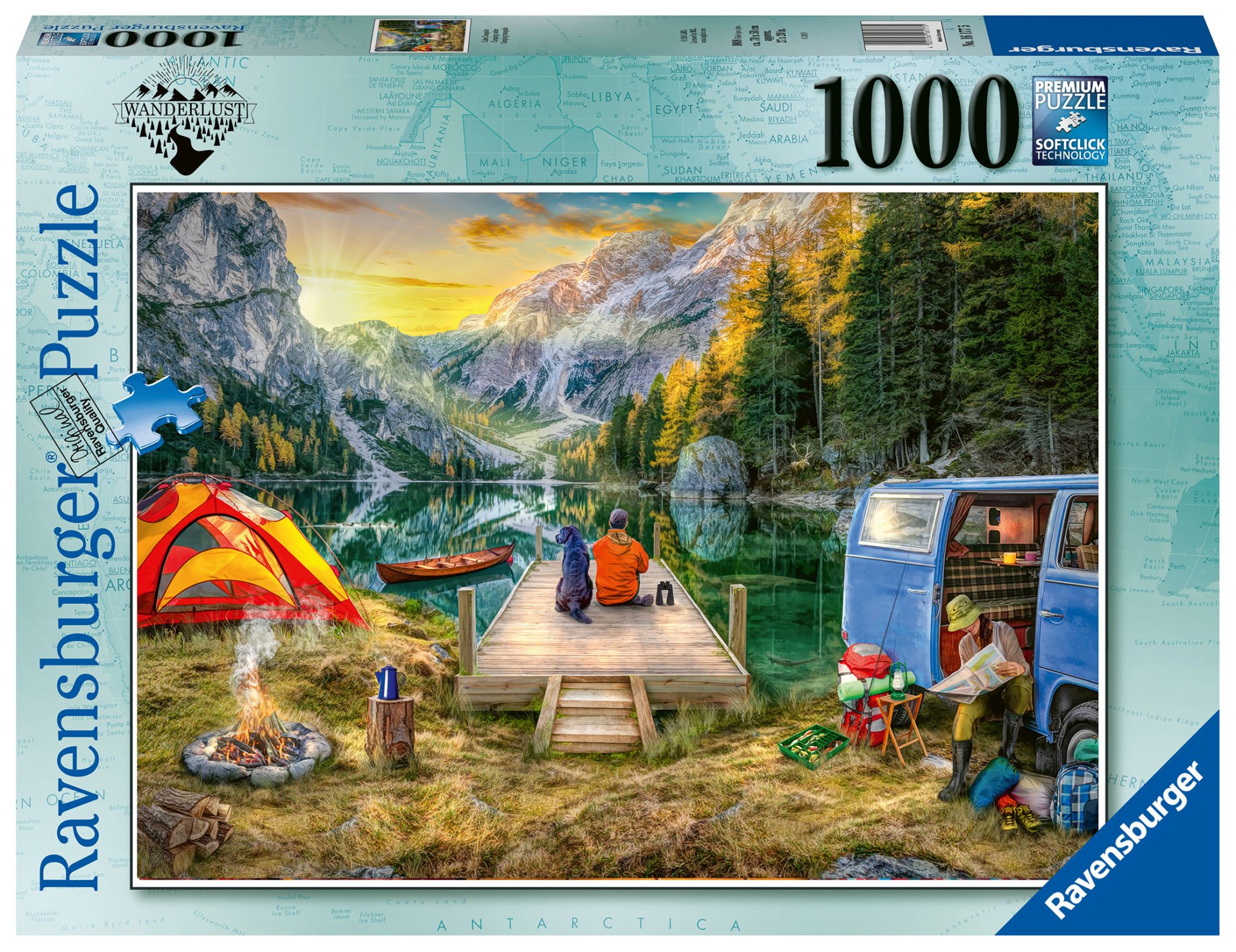 1000 Parça Puzzle Kamp