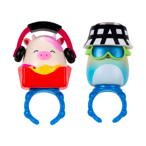 Squish-a-longs 14 Figür+Yüzük Set Seri 3