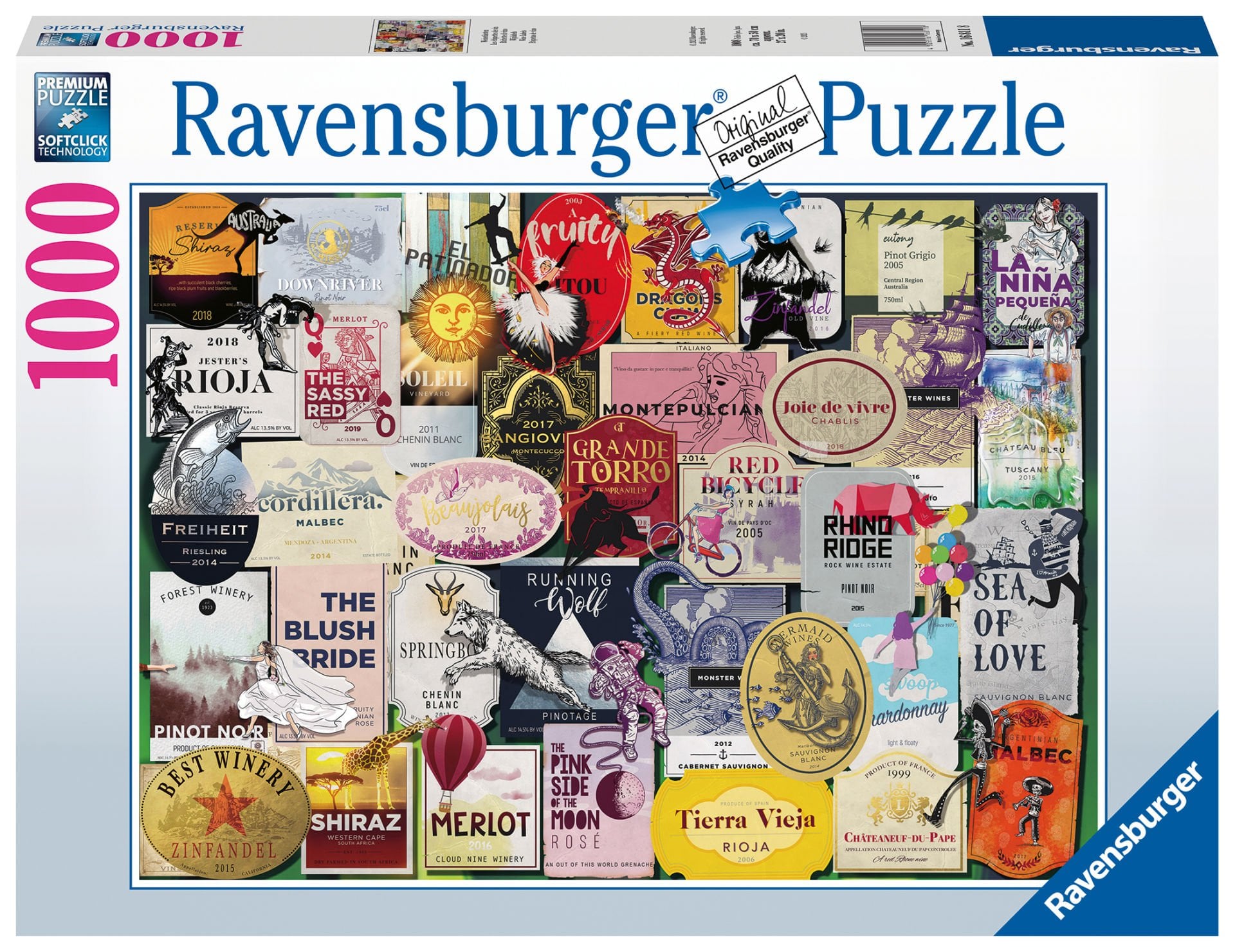 1000 Parça Puzzle Etiketler