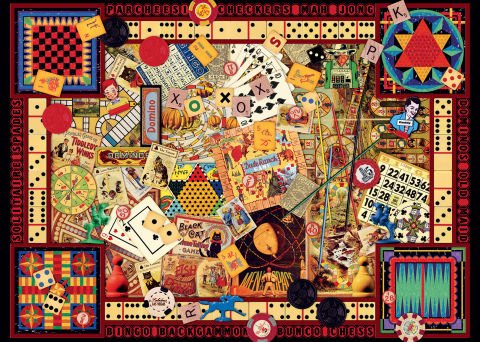 1000 Parça Puzzle Oyun Kartları