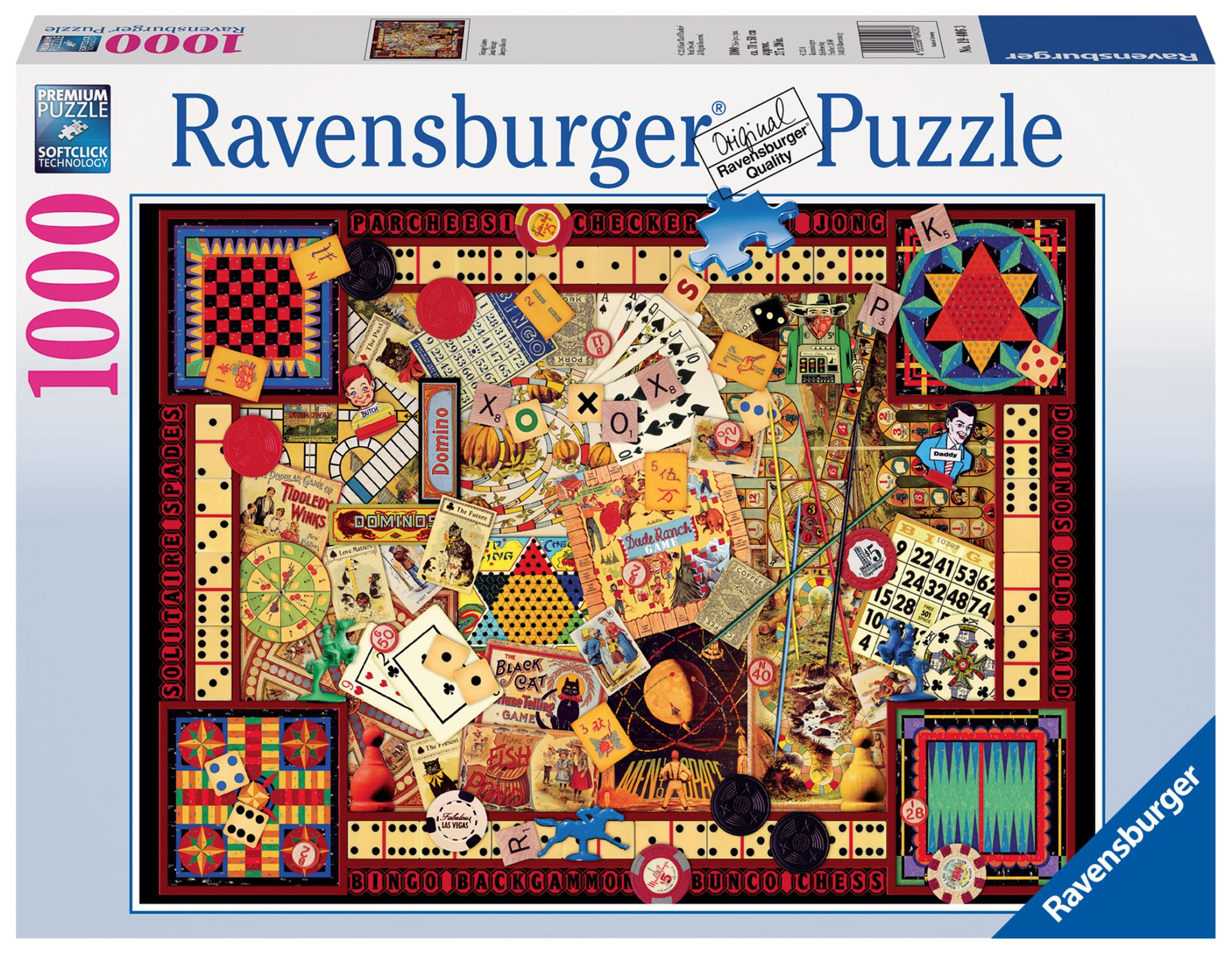 1000 Parça Puzzle Oyun Kartları