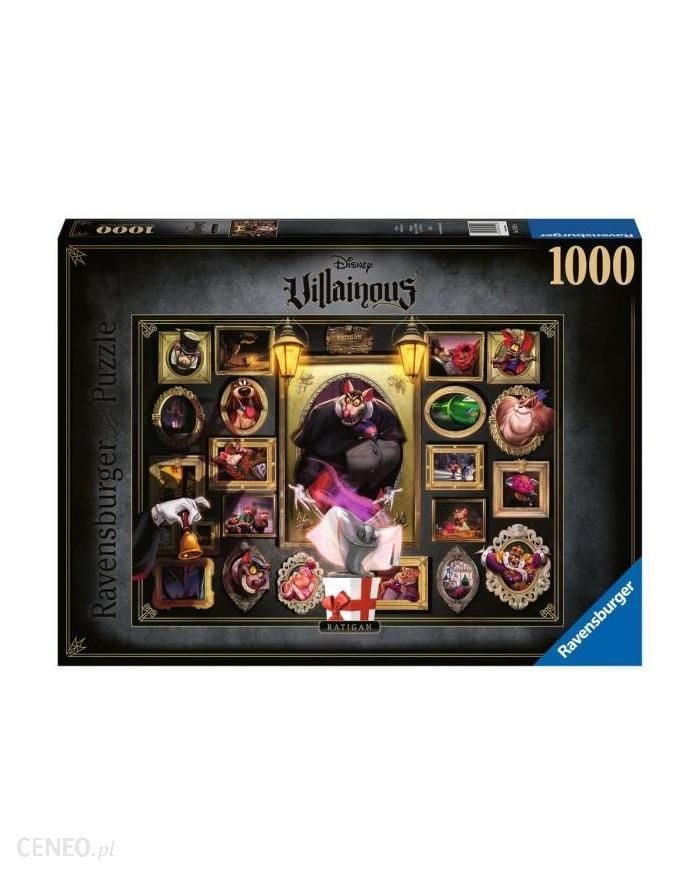 1000 Parça Puzzle Walt Disney Villainous: Ratigan