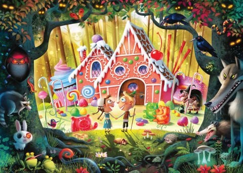 1000 Parça Puzzle Hansel ve Gretel