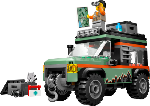 LEGO® City 4x4 Arazi Dağ Arabası Macera Oyuncağı 60447