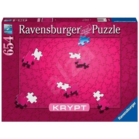 654 Parça Puzzle Krypt Pembe