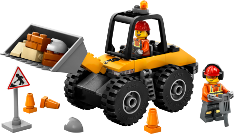 LEGO® Sarı Tekerlekli İnşaat Yükleyicisi İnşa Edilebilen Araç Seti 60450