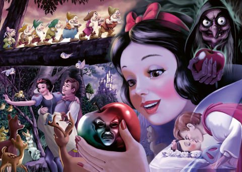 1000 Parça Puzzle Walt Disney Pamuk Prenses