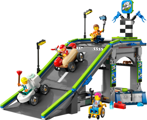 LEGO® City Senin Kuralların: Yarış Arabası Rampa Parçası Soapbox Yarışı Seti 60460