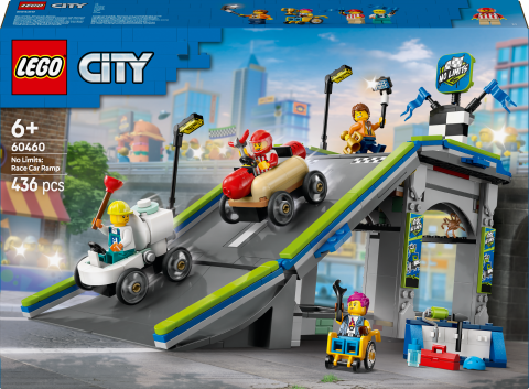 LEGO® City Senin Kuralların: Yarış Arabası Rampa Parçası Soapbox Yarışı Seti 60460