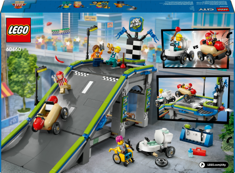 LEGO® City Senin Kuralların: Yarış Arabası Rampa Parçası Soapbox Yarışı Seti 60460