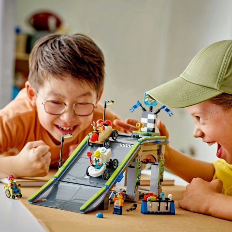 LEGO® City Senin Kuralların: Yarış Arabası Rampa Parçası Soapbox Yarışı Seti 60460