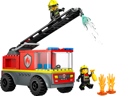 LEGO® City Merdivenli İtfaiye Kamyonu Çocuklar için Araç Hediyesi 60463