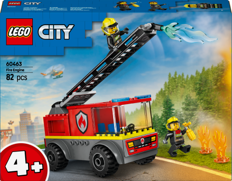 LEGO® City Merdivenli İtfaiye Kamyonu Çocuklar için Araç Hediyesi 60463