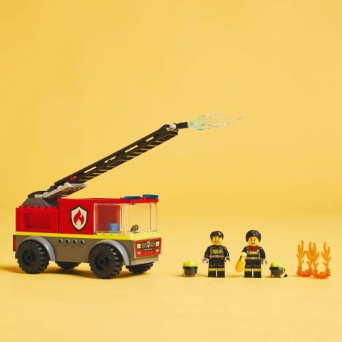 LEGO® City Merdivenli İtfaiye Kamyonu Çocuklar için Araç Hediyesi 60463