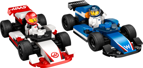 LEGO® City F1® Williams Racing ve Haas F1® Yarış Arabaları Araç Oyuncak Seti 60464
