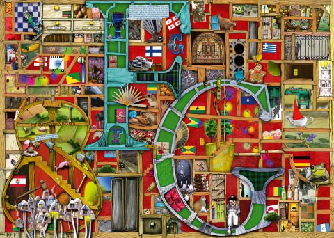 1000 Parça Puzzle Colin Thompson F&G