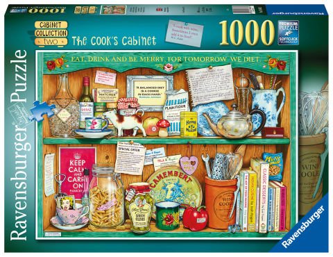 1000 Parça Puzzle Şefin Dolabı