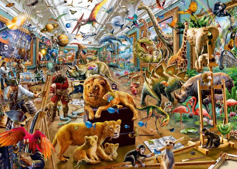 1000 Parça Puzzle Galeride Kaos