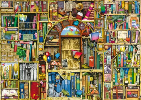 1000 Parçalı Puzzle Kitapçı
