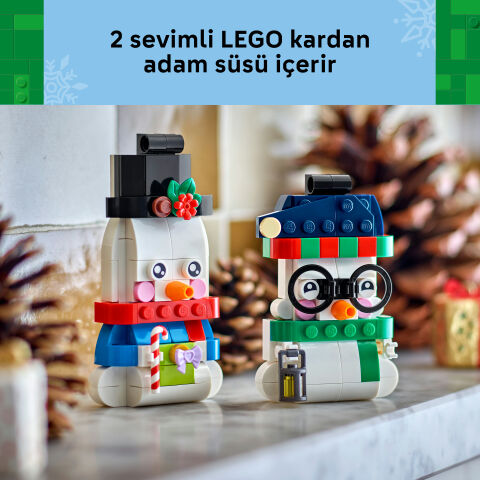 LEGO® Kardan Adam Süsleri 40812