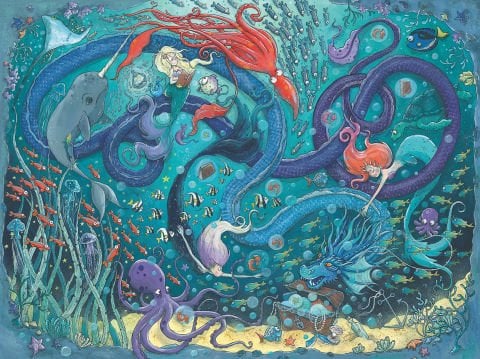 1500 Parça Puzzle Deniz kızları