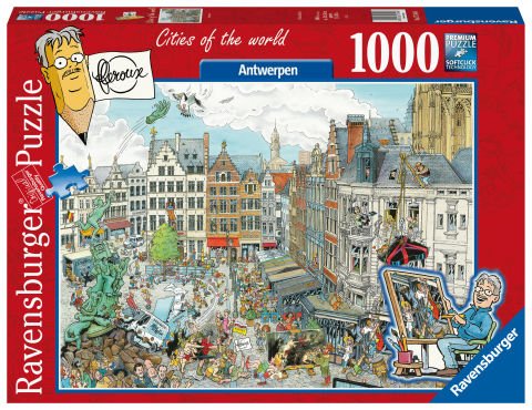 1000 Parça Puzzle Antwerp - Fleroux Serisi
