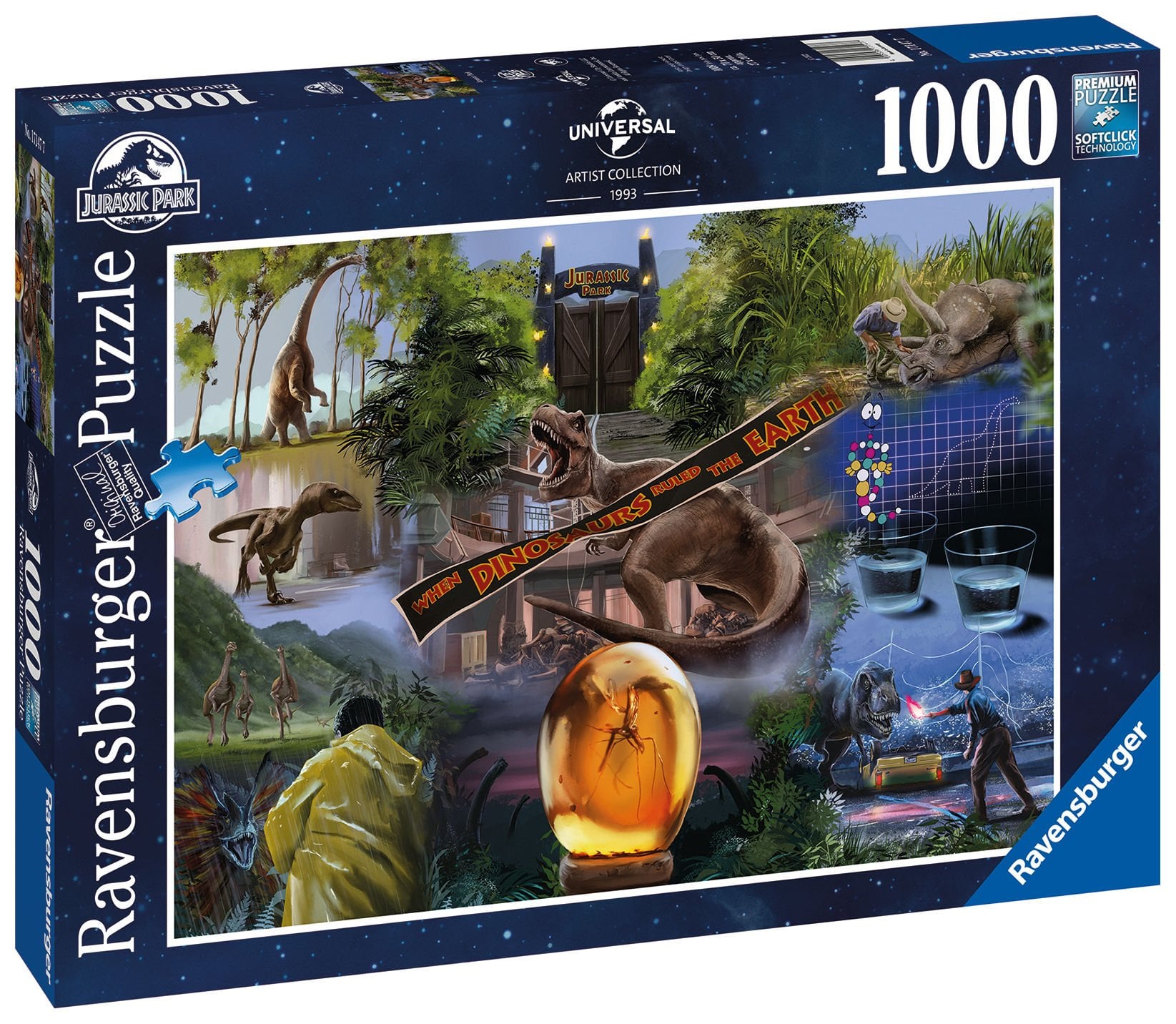1000 Parça Puzzle Jurassic Park