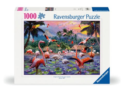 1000 Parçalı Puzzle Flamingolar