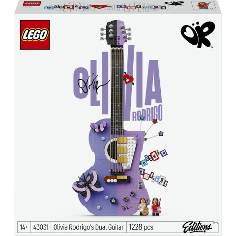 LEGO® Editions Olivia Rodrigo’nun İki Renkli Gitarı 43031