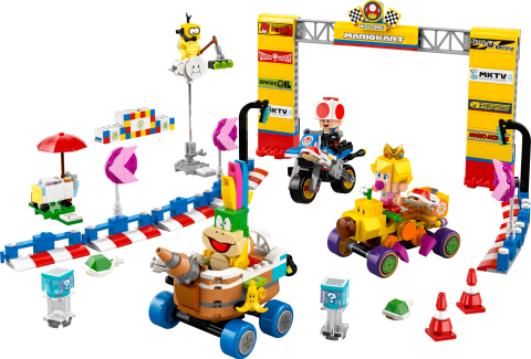 LEGO® Super Mario™: Mario Kart™ – Baby Peach ve Grand Prix Seti Yarış Oyuncağı 72036