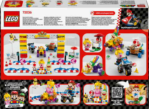 LEGO® Super Mario™: Mario Kart™ – Baby Peach ve Grand Prix Seti Yarış Oyuncağı 72036