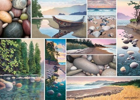 1000 Parça Puzzle Batı Kıyısı Sakinliği