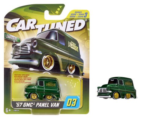 CarTuned S3 1957 GMV Panel Van - Yeşil Lowrider Araba