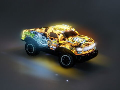 RC Araba Hayalet Sürücü (Turuncu)