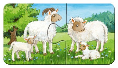 9x2 Parça Puzzle Çiftlikte Hayvanlar
