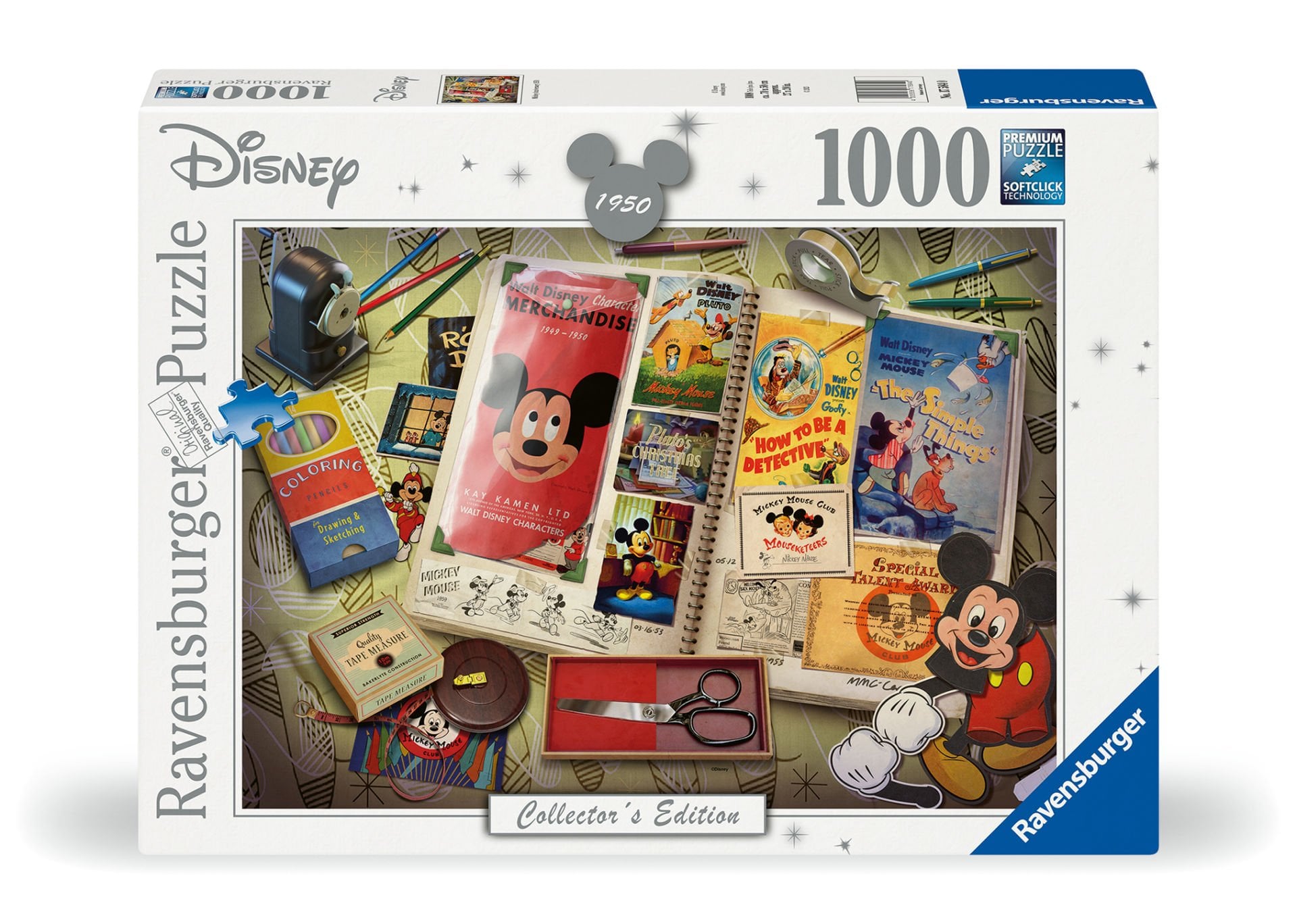 1000 Parça Puzzle Walt Disney Mickey Mouse 1950'ler