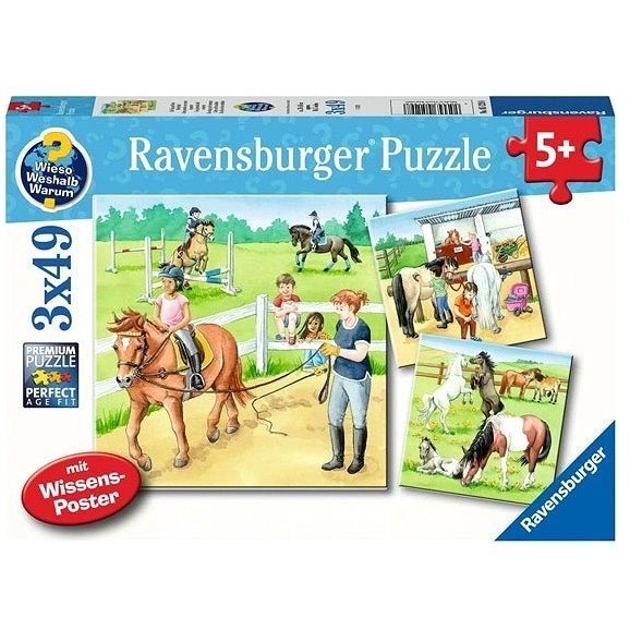 3x49 Parça Puzzle Ahırda Bir Gün